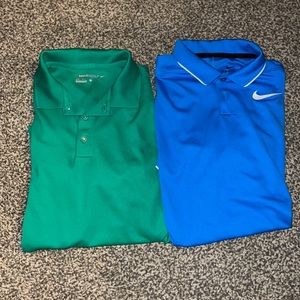 Two Boys NIKE polos